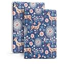 MOCA [Soft Back] Magnetic Flip Cover Case for iPad Air 2 A1566 A1567 (2014 Launched) iPad Flip Cover Case (Deer)