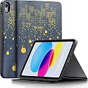 MOCA Case for ipad 9.7 inch 5th/6th Generation 2017/2018, Protective Case Cover for ipad 9.7 Air 1/2 Gen, Slim Adjustable Multi-Angle Stand, Auto Wake/Sleep