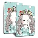 MOCA Case for iPad A16 11th Generation 11 Inch 2025 Case, iPad Case 10th Generation 10.9 Inch Slim Stand Back Protective Smart Cover (Flower Girl)
