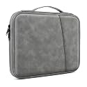 MOCA Tablet Sleeve Case for 9.7 iPad /10.9 inch New iPad / 11 inch iPad Pro / 10.2 inch iPad / 10.9" iPad Air, Galaxy Tab A8 10.5" Protective Bag, Fit Apple Smart Keyboard, Black (Light Gray)