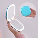 Mocado Compact Mirror with Light-4 Inches Compact 1x/10x Magnifying Mirror