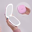 Mocado Compact Mirror with Light-4 Inches Compact 1x/10x Magnifying Mirror