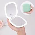 Mocado Compact Mirror with Light-4 Inches Compact 1x/10x Magnifying Mirror