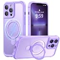MOCCA Magnetic for iPhone 13 Pro Case with Stand,Light Purple