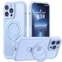 MOCCA Magnetic for iPhone 13 Pro Case with Stand,Light Blue