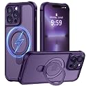 MOCCA Magnetic for iPhone 13 Pro Case with Stand,Deep Purple