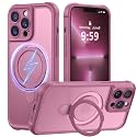 MOCCA Magnetic for iPhone 13 Pro Case with Stand,Lavender Purple