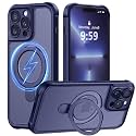 MOCCA Magnetic for iPhone 13 Pro Case with Stand,Deep Blue