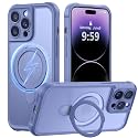 MOCCA Magnetic for iPhone 14 Pro Case with Stand,Lavender Grey