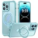 MOCCA Magnetic for iPhone 14 Pro Case with Stand,Blue