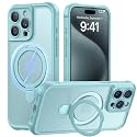 MOCCA Magnetic for iPhone 15 Pro Case with Stand,Blue