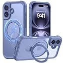 MOCCA Magnetic for iPhone 16 Case with Stand,Lavender Grey