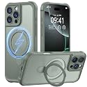 MOCCA Magnetic for iPhone 16 Pro Case with Stand,Calke Green