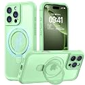 MOCCA Magnetic for iPhone 16 Pro Case with Stand,Matcha Green