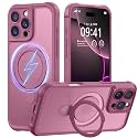 MOCCA Magnetic for iPhone 16 Pro Case with Stand,Lavender Purple