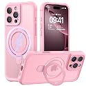 MOCCA Magnetic for iPhone 16 Pro Max Case with Stand,Pink