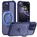 MOCCA Magnetic for iPhone 16 Pro Max Case with Stand,Deep Blue