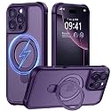 MOCCA Magnetic for iPhone 16 Pro Max Case with Stand,Deep Purple