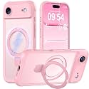 MOCCA Magnetic for iPhone 17 Air Case with Stand,Pink