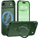 MOCCA Magnetic for iPhone 17 Air Case with Stand,Dark Green