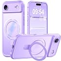 MOCCA Magnetic for iPhone 17 Air Case with Stand,Light Purple