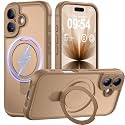 MOCCA Magnetic for iPhone 17 Case with Stand,Brown