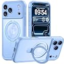 MOCCA Magnetic for iPhone 17 Pro Max Case with Stand,Light Blue