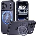 MOCCA Magnetic for iPhone 17 Pro Max Case with Stand,Black