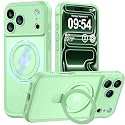 MOCCA Magnetic for iPhone 17 Pro Max Case with Stand,Matcha Green