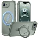 MOCCA Magnetic for iPhone 17e Case with Stand,Calke Green