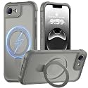 MOCCA Magnetic for iPhone 17e Case with Stand,Titanium Gray
