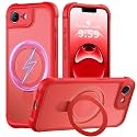 MOCCA Magnetic for iPhone 17e Case with Stand,Red
