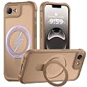 MOCCA Magnetic for iPhone 17e Case with Stand,Brown