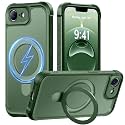 MOCCA Magnetic for iPhone 17e Case with Stand,Dark Green