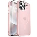 MOCCA Magnetic Shockproof for iPhone 12 Pro Max Case,Pink