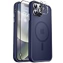 MOCCA Magnetic Shockproof for iPhone 12 Pro Max Case,Deep Blue