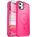 MOCCA Magnetic Shockproof for iPhone 11 Case,Hot Pink