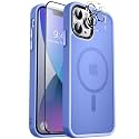 MOCCA Magnetic Shockproof for iPhone 13 Pro Max Case,Blue