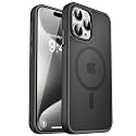 MOCCA Magnetic Shockproof for iPhone 15 Pro Max Case,Titanium Black
