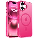 MOCCA Magnetic Shockproof for iPhone 16 Case,Hot Pink