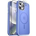 MOCCA Magnetic Shockproof for iPhone 12 Pro Max Case,Blue