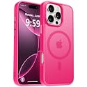 MOCCA Magnetic Shockproof for iPhone 16 Pro Max Case,Hot Pink