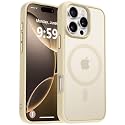 MOCCA Magnetic Shockproof for iPhone 16 Pro Case,Light Gold