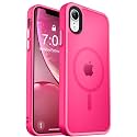 MOCCA Magnetic Shockproof for iPhone XR Case,Hot Pink