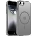 MOCCA Magnetic Shockproof for iPhone SE 2022 Case,Titanium Gray