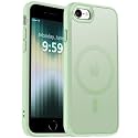MOCCA Magnetic Shockproof for iPhone SE 2022 Case,Light Green