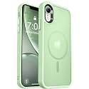 MOCCA Magnetic Shockproof for iPhone XR Case,Light Green