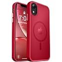 MOCCA Magnetic Shockproof for iPhone XR Case,Red
