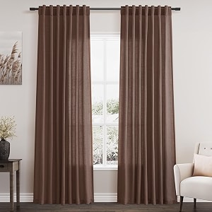 Mocha Mousse Curtains 84 Inch Length 2