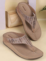 MOCHI EmbellishedOpenToeComfort Women Heels